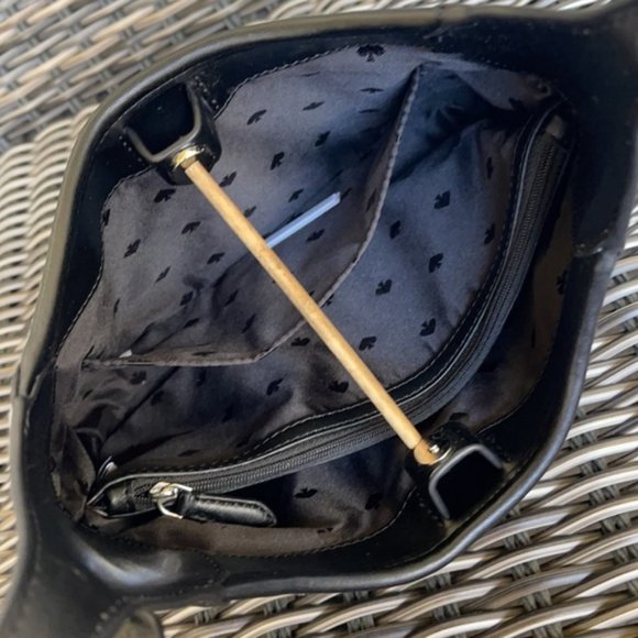 Kate Spade Crossbody Tweed Fabric Blue Multi - Picture 8 of 15